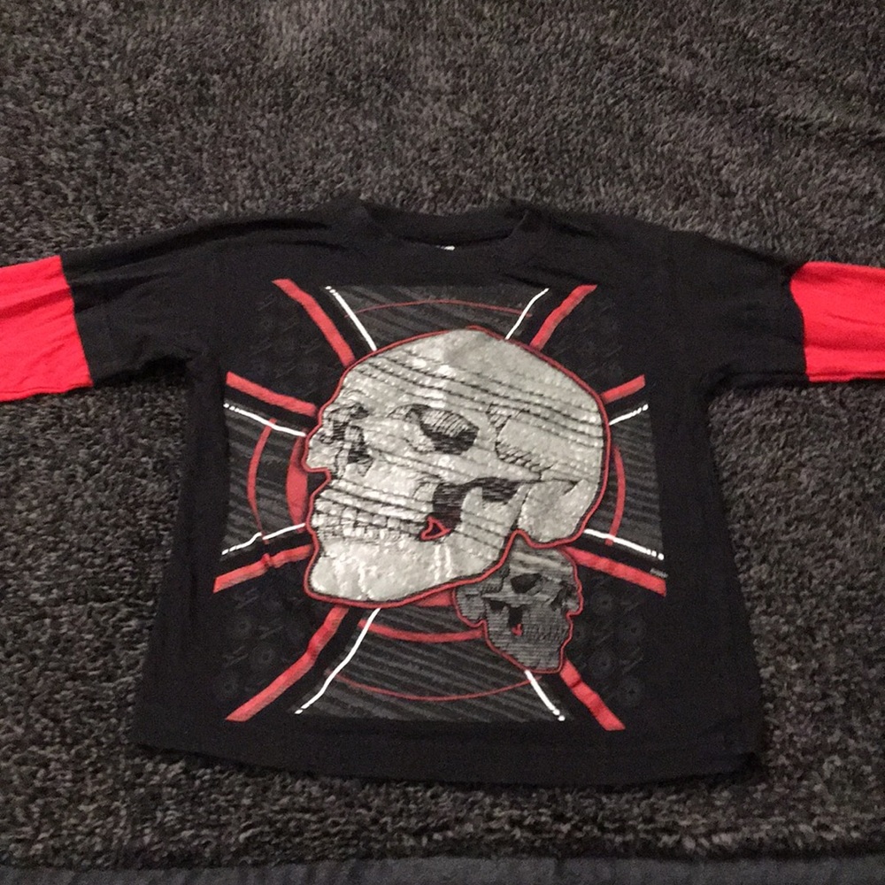 Boys skull tee